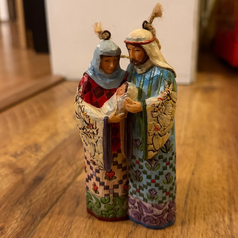 NIB Jim Shore Holy Family Hanging Ornament 4007946